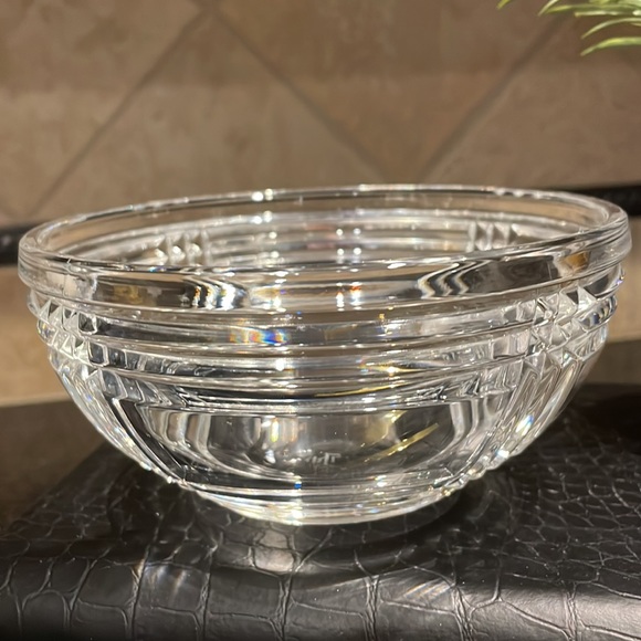 Ralph Lauren beautiful sparkling lead crystal bowl in pristine condition - Picture 6 of 7
